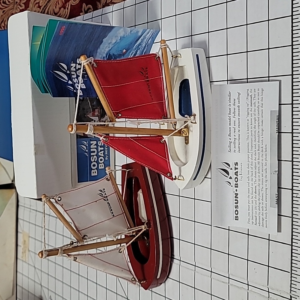 BOSUN BOATS BY REEVES 6" Dutch Barge #40601 & #40603 GREAT CONDITION